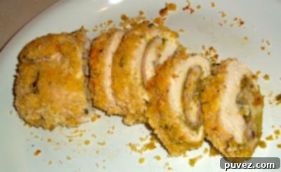 Classic Chicken Cordon Bleu dish