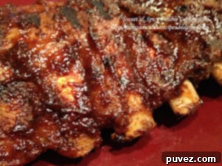Plate of Sweet and Spicy Double Cooked Baby Back Ribs