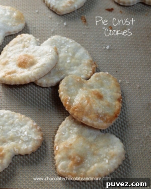 Delicious Pie Crust Cookies freshly baked and ready to eat