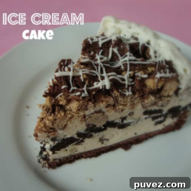 Homemade Ice Cream Cake