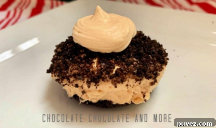 Creamy Peanut Butter Pie Cups, a frozen treat.