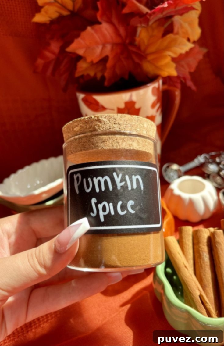 Pumpkin Spice Blend 2 Homemade Pumpkin Pie Spice Blend in a jar