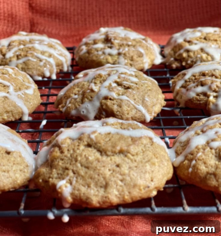 Pumpkin Spice Oatmeal Cookies
