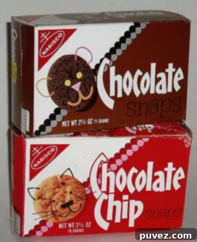 Two vintage Nabisco chocolate snap cookie boxes, evoking a strong sense of childhood nostalgia and simple pleasures.