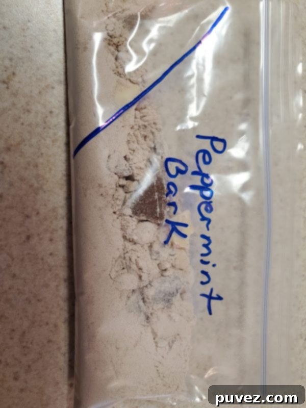 Quick And Easy 1 Minute Mug Cake 7 Two neatly packaged bags of mug cake mix, labeled with instructions and ready to be gifted.