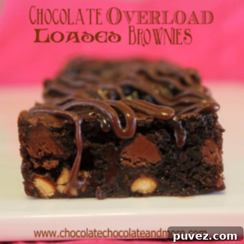 Chocolate Overload Loaded Brownies
