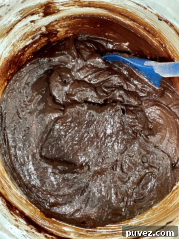 Brownie batter