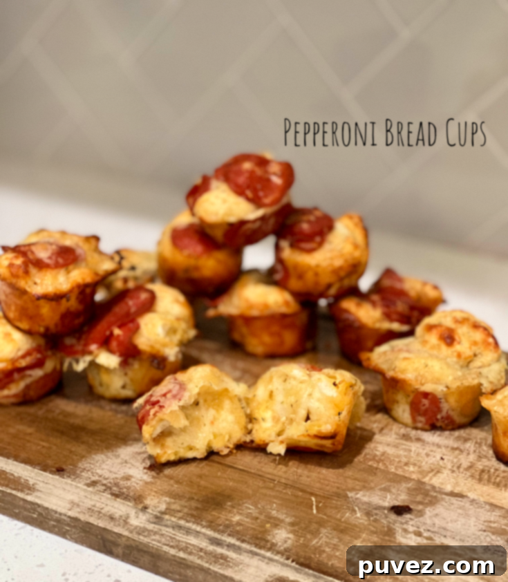 Pepperoni Bread Cups