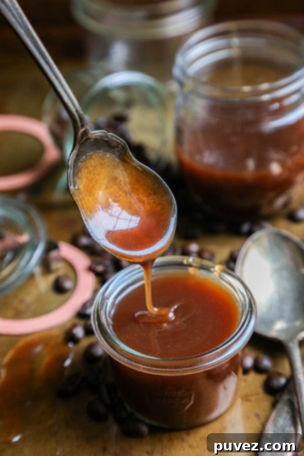 Coffee Salted Caramel Sauce