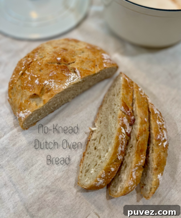 No-Knead Dutch Oven Bread