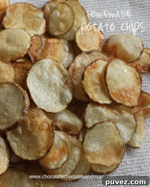 Homemade Potato Chips Pinterest