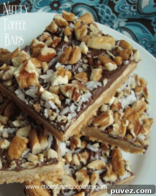 Irresistible Toffee Nut Squares 2 Bisquick Nutty Toffee Bars - a delightfully easy dessert that tastes homemade