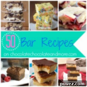 A collage of 50 amazing bar recipes for easy baking