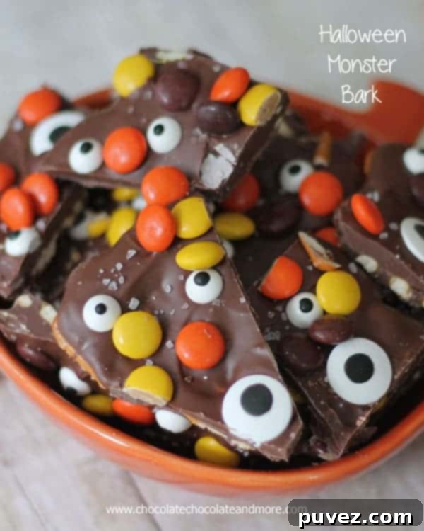 Salted Halloween Monster Bark