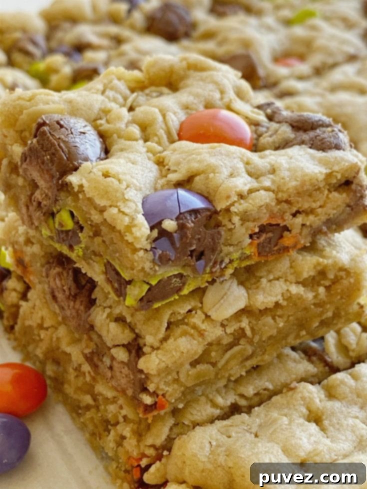 Halloween Candy Cookie Bars