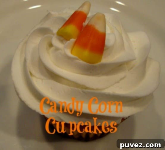 Candy Corn Cupcakes