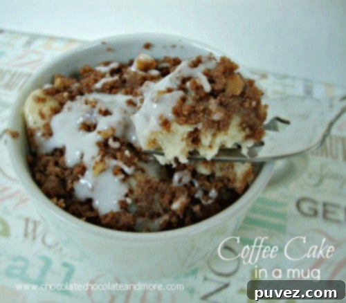 Coffee Cake in a mug