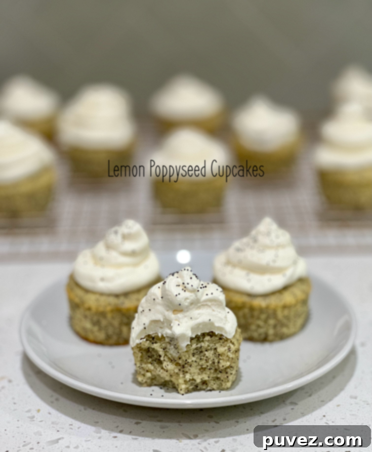 Lemon Poppyseed Cupcakes