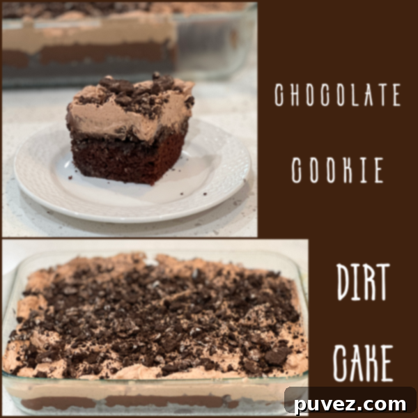 Chocolate Cookie Dirt Cake