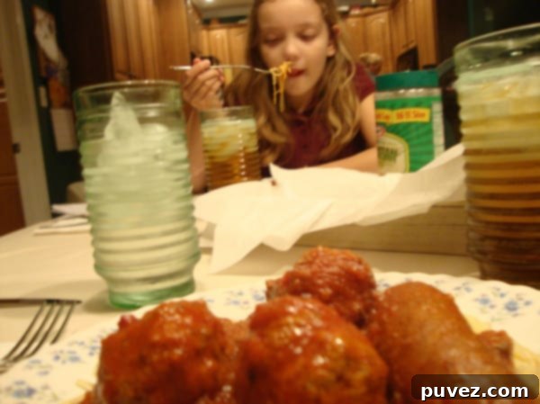 Spaghetti with Meat Sauce - make a large pot and freeze the leftovers!