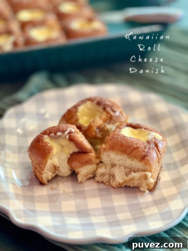 Hawaiian Roll Cheese Danish