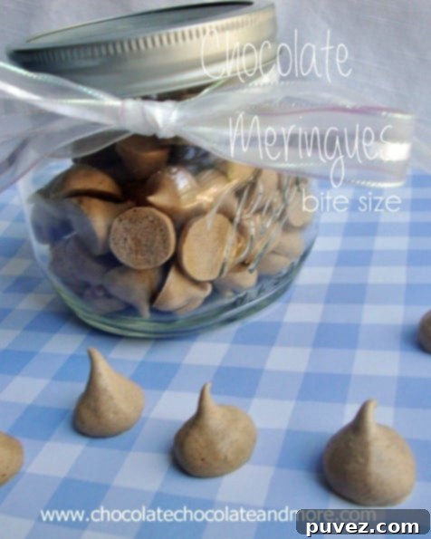 Hot Cocoa Meringue Cookies