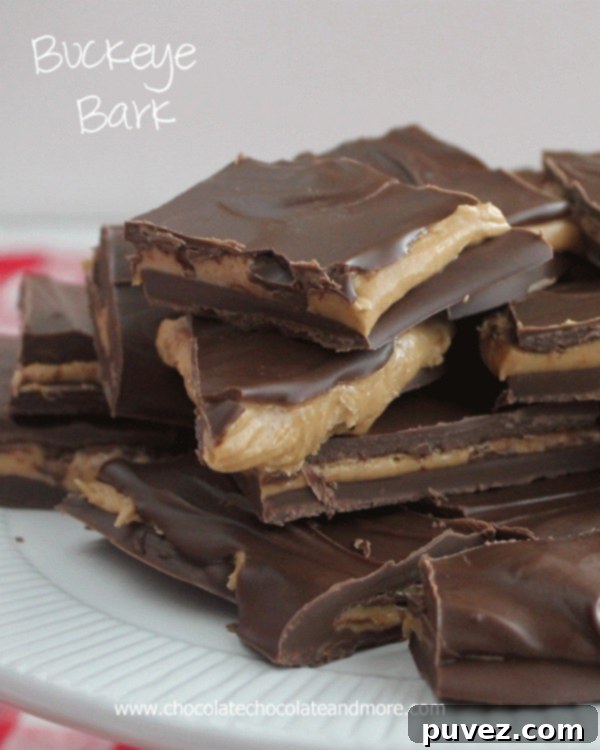 Pinterest icon for sharing Buckeye Bark recipe