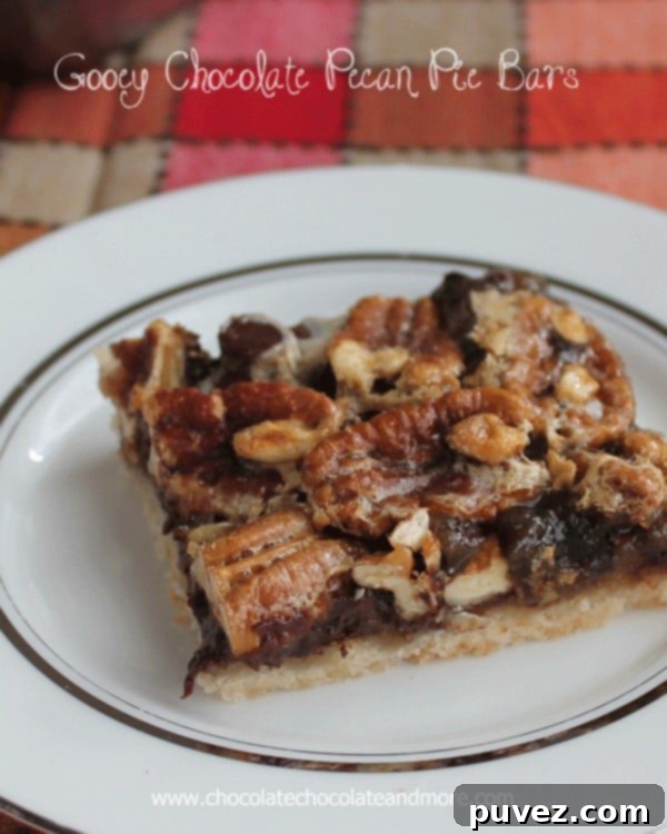 Chocolate Pecan Pie Bars