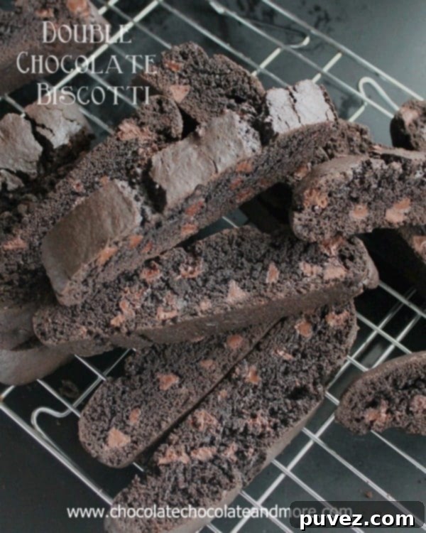 Delicious Double Chocolate Biscotti