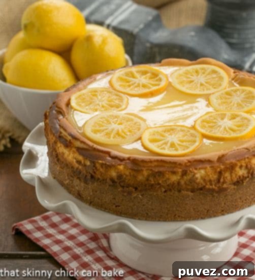 Lemon Bar Cheesecake, a combination of tangy lemon bars and creamy cheesecake.