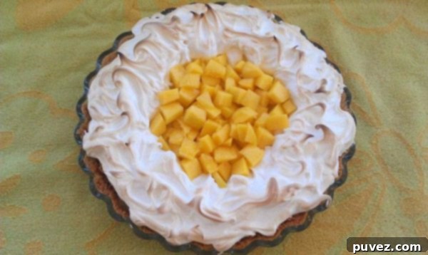 Mango Lime Tart, sweet mango perfectly complementing bright, tangy lime.
