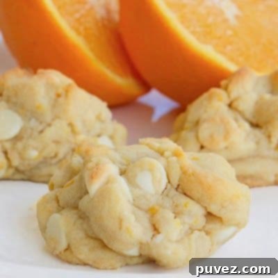 Orange Creamsicle Cookies, wonderfully soft, chewy, and bursting with citrusy creaminess.
