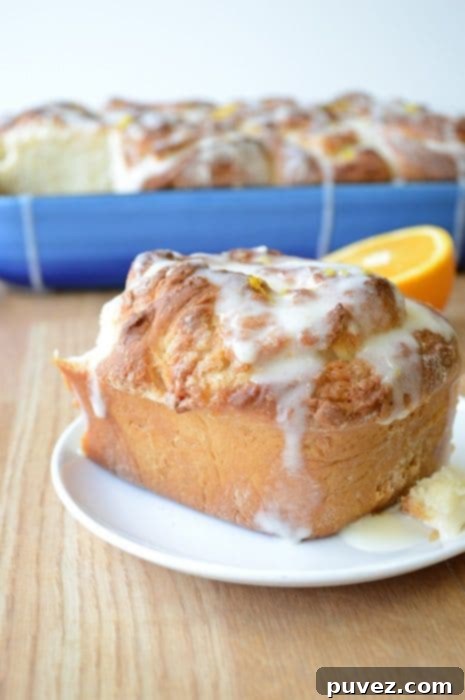 Orange Sweet Rolls, a delightful twist on cinnamon rolls, infused with bright orange flavor.