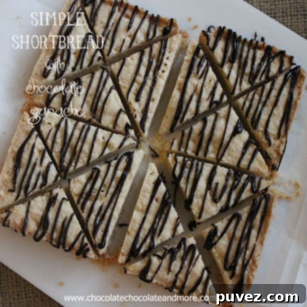 Plain Simple Shortbread - just a few ingredients for a delicious cookie, perfect with any beverage.