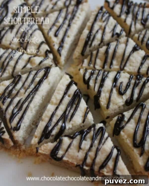 Simple Shortbread with Chocolate Ganache recipe image
