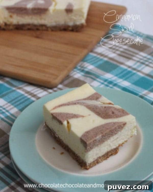 Cinnamon Swirl Cheesecake