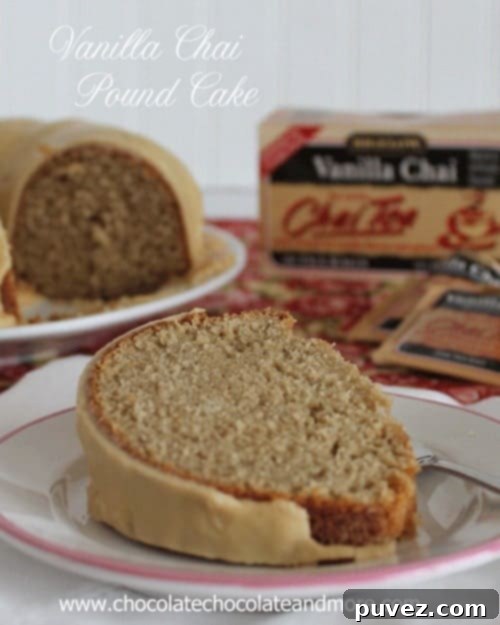 Vanilla Chai Pound Cake #bigelowtea