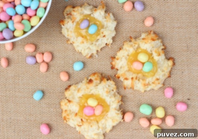 Coconut Lemon Macaroons, naturally pale yellow and delicate for spring.