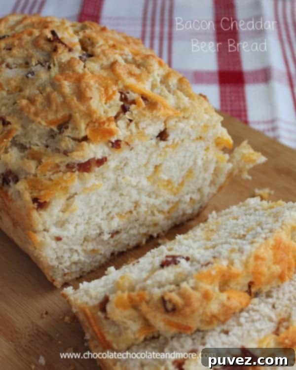 Ultimate Bacon Cheddar Beer Loaf 2 Bacon cheddar Beer Bread