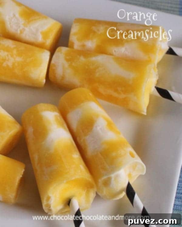 Creamy Orange Bliss 2 Delicious Homemade Orange Creamsicles