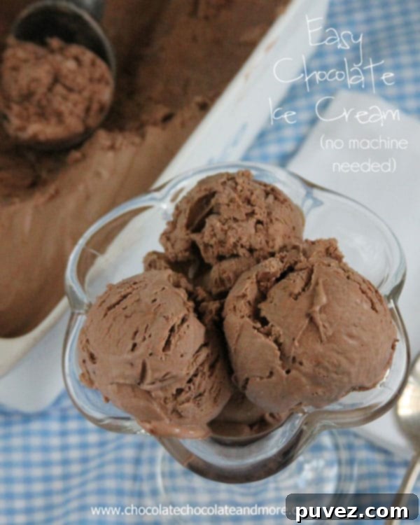 Delicious chocolate ice cream with a spoon, inviting a taste