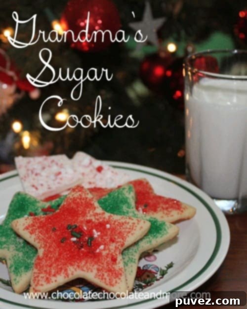 Grandma's Sugar Cookies 2 Grandma’s Sugar Cookies, a classic Christmas cookie.