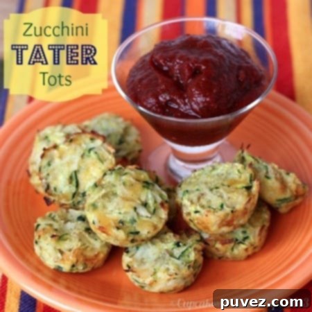 Crispy Zucchini Tater Tots, a fun side dish