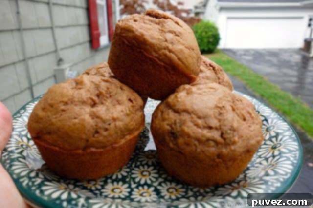 Irresistible Nutella Zucchini Muffins