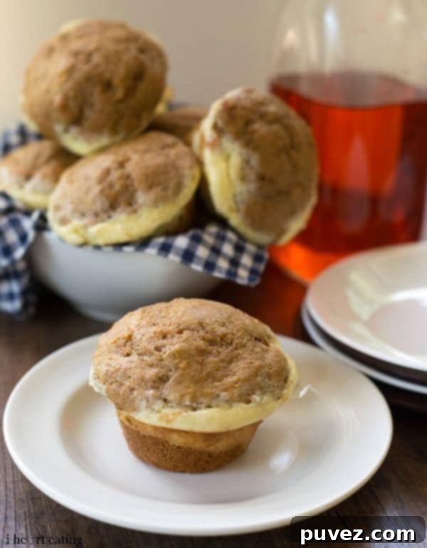 Scrumptious Cream Cheese Filled Carrot Zucchini Muffins