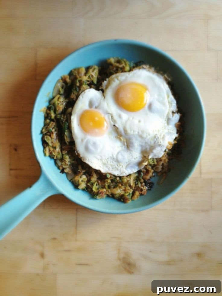 Hearty Zucchini Hash with Farm Fresh Eggs