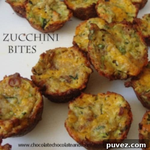 Savory Zucchini Bites, perfect as an appetizer