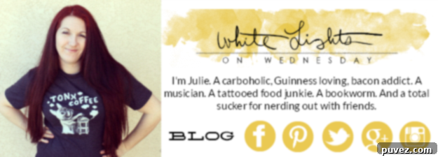 White Lights on Wednesday logo and social media links