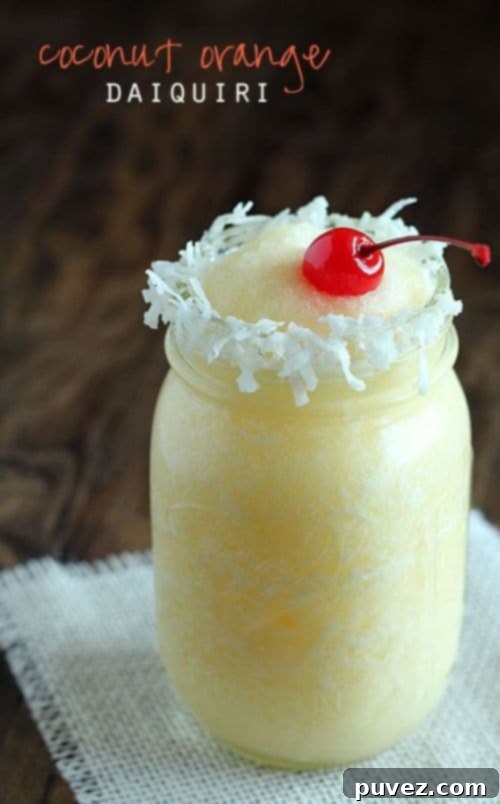 Coconut Orange Daiquiri