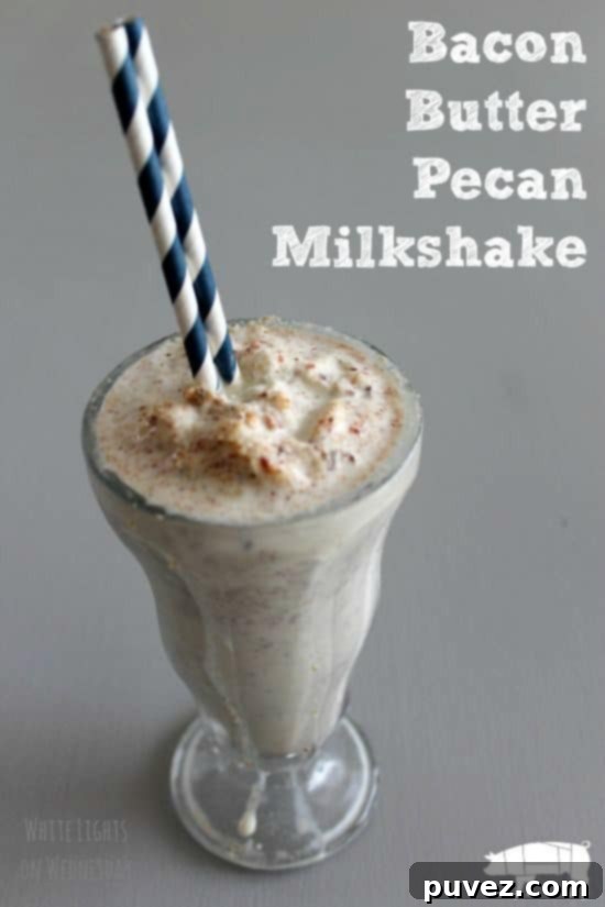 Bacon Butter Pecan Milkshake